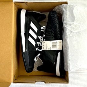 Adidas Women’s Solematch Bounce Tennis Shoe - Size 7, Black and White